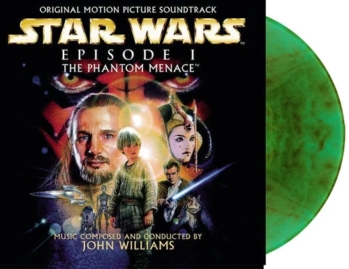 John Williams Star Wars Episode I: The Phantom Menace Soundtrack 180g 2LP (Green & Brown Vinyl) 2