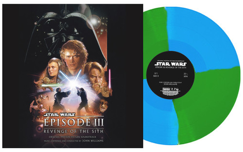 John Williams Star Wars Episode III: Revenge Of The Sith Soundtrack 180g 2LP (Green & Cyan Vinyl)