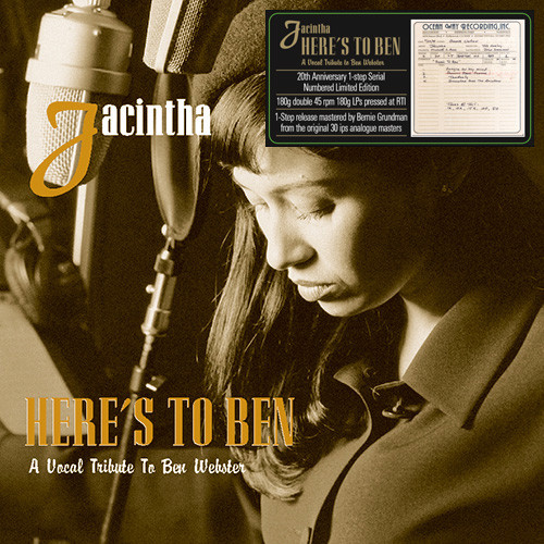 Jacintha Here's To Ben A Vocal Tribute To Ben Webster One-Step Numbered Limited Edition 180g 45rpm 2LP 1