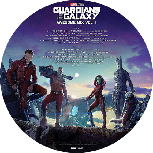 Marvel Guardians of the Galaxy: Awesome Mix Vol. 1 (Starlord Picture Disc) 2