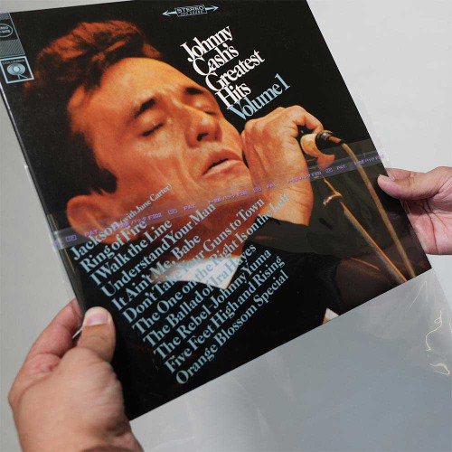 Japanese 12" Vinyl Resealable Outer Sleeves (100 Pack) 4