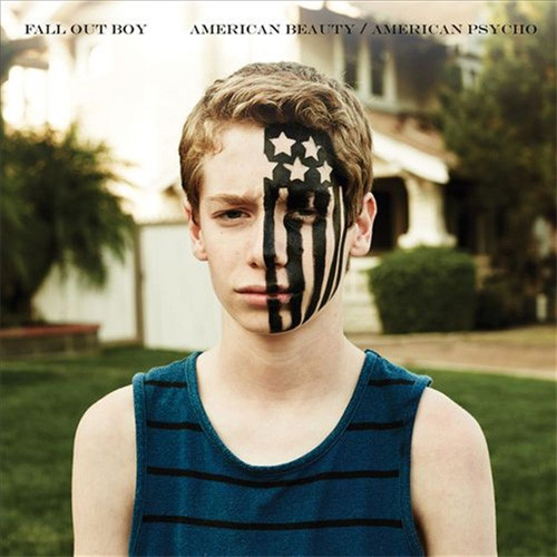 Fall Out Boy American Beauty/American Psycho LP (Blue Vinyl) 1