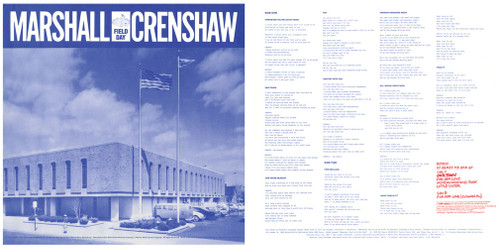 Marshall Crenshaw Field Day 180g 33rpm LP & 12" 45rpm EP 3