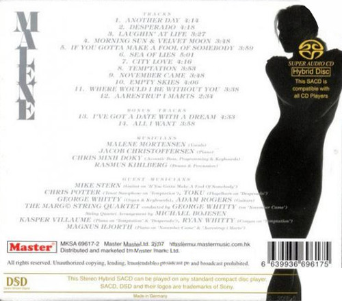 Malene Mortensen Desperado Hybrid Stereo SACD 3