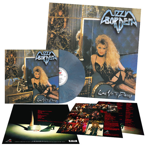 Lizzy Borden Love You To Pieces LP (Opaque Slate Blue Marbled Vinyl) 1