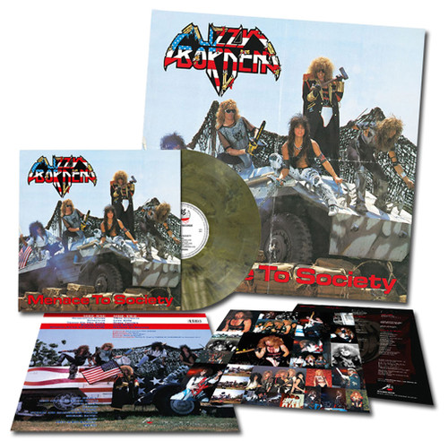 Lizzy Borden Menace To Society LP (Opaque Olive Green Marbled Vinyl) 1