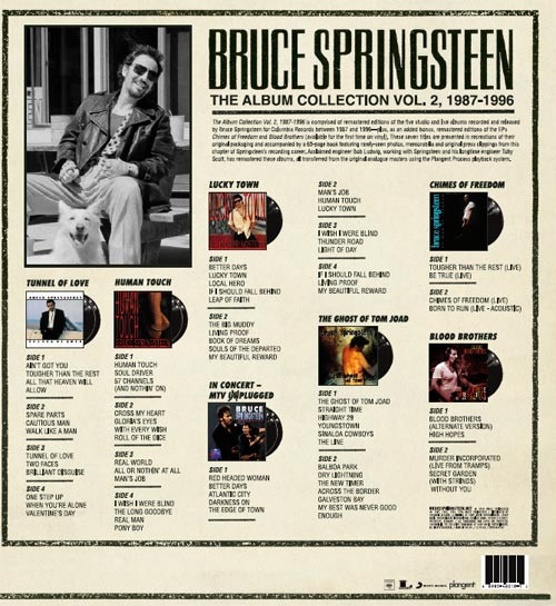 Bruce Springsteen The Album Collection Vol. 2 1987-1996 Numbered