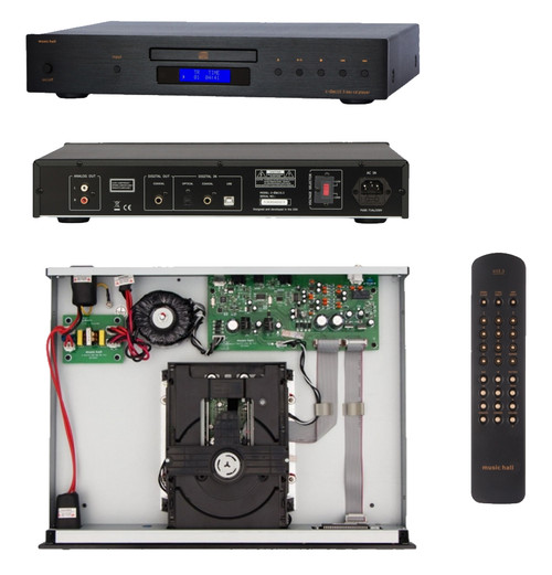 Music Hall C-DAC15.3 CD Player With 24 Bit/192 kHz DAC (Black) 1