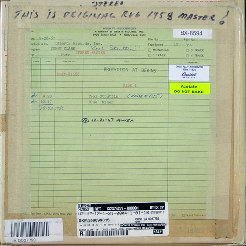 Sonny Clark Cool Struttin' 180g LP 2