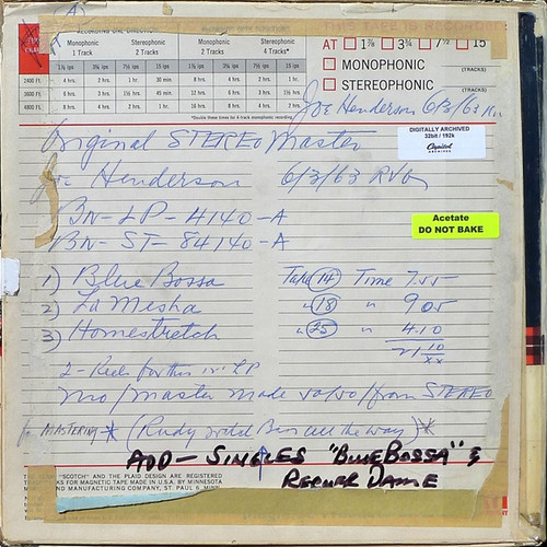 Joe Henderson Page One 180g LP 2