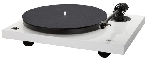 Music Hall MMF-2.3WH Turntable (White) with Spirit MM Cartridge 3.5mV 1