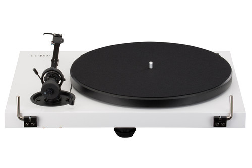 Music Hall MMF-2.3WH Turntable (White) with Spirit MM Cartridge 3.5mV 2