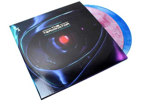 Brad Fiedel The Terminator Soundtrack 180g LP (Red & Blue Splattered Vinyl) 2