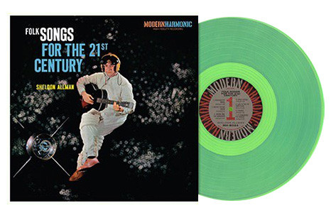 Sheldon Allman Folk Songs For The 21st Century LP (Plutonium Green Vinyl) 2