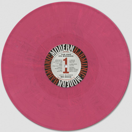 Jack Burger The End On Bongos LP (Wild Colored Vinyl) 3