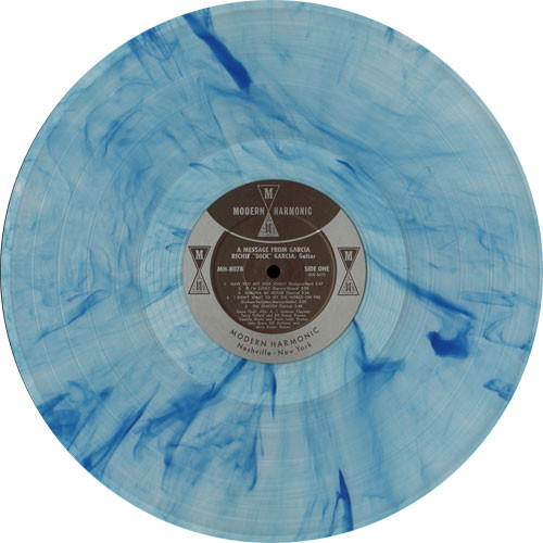 Dick Garcia A Message From Garcia LP (Translucent Icy Light Blue Vinyl) 2