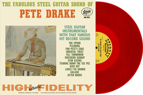 Pete Drake The Fabulous Steel Guitar Sound Of Pete Drake LP (Red Vinyl) (Mono)