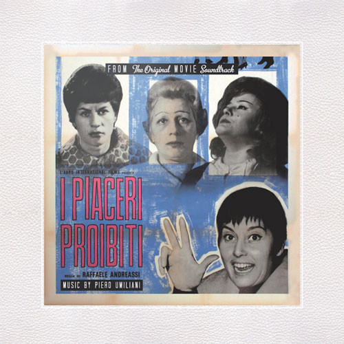 Piero Umiliani I Piaceri Proibiti Soundtrack Numbered Limited Edition 180g Import LP (Blue Vinyl) 1