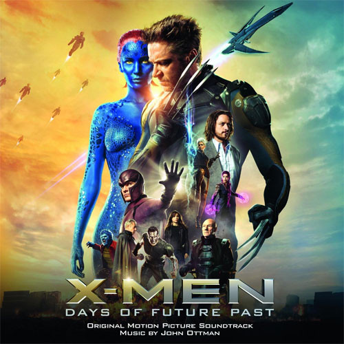 John Ottman X-Men: Days Of Future Past Soundtrack Numbered Limited Edition 180g Import 2LP (Grey & Blue Vinyl) 1