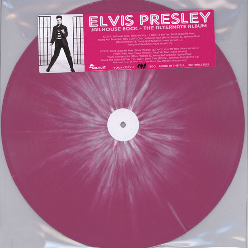 Elvis Presley Jailhouse Rock: The Alternate Album LP (Pink Vinyl with White Splatter) 1