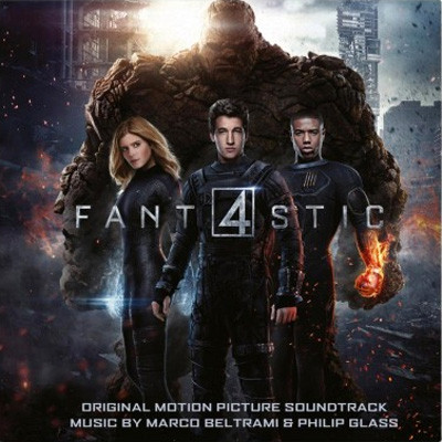 Marco Beltrami Fantastic 4 Soundtrack Numbered, Limited Edition 180g 2LP (Black & White Marbled Vinyl) 1