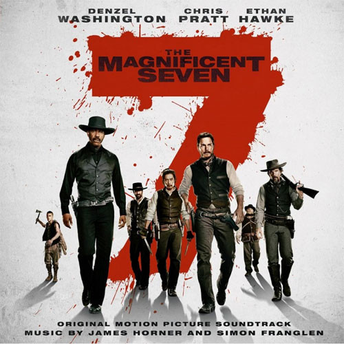 James Horner & Simon Franglen The Magnificent Seven Soundtrack 180g 2LP (Red Vinyl) 1