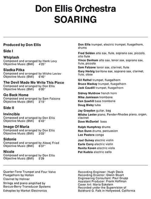 Don Ellis Soaring 180g LP 2