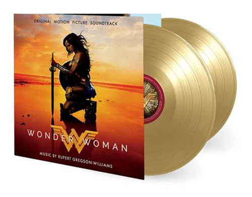 Rupert Gregson-Williams Wonder Woman Soundtrack Numbered Limited Edition 180g 2LP (Gold Vinyl)