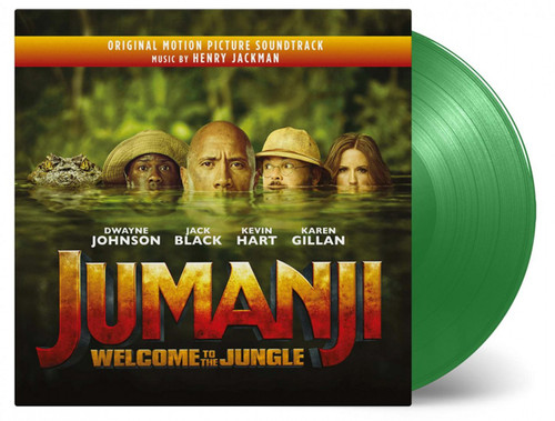 Henry Jackman Jumanji: Welcome To The Jungle Soundtrack Numbered Limited Edition 180g 2LP (Jungle Green Vinyl) 2