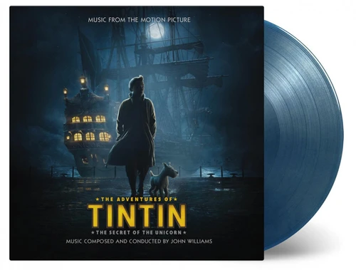 John Williams The Adventures Of TinTin: The Secret Of The Unicorn Numbered Limited Edition 180g 2LP (Blue & Gold Vinyl) 2
