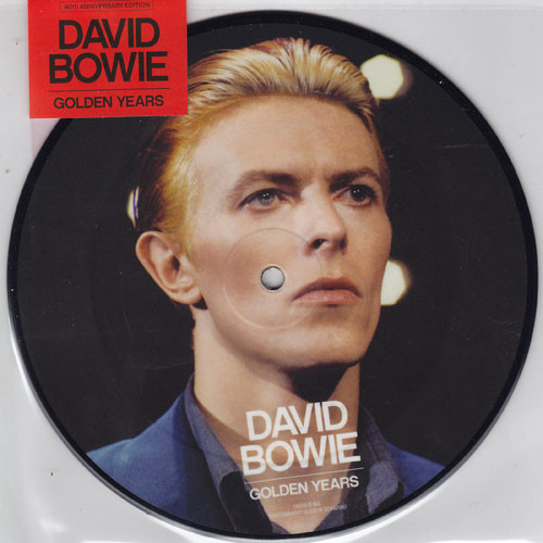 David Bowie Golden Years 40th Anniversary 45rpm 7" Vinyl (Picture Disc)
