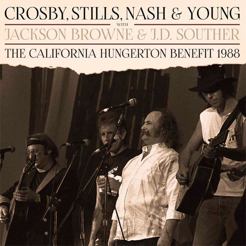 Crosby, Stills, Nash & Young  The California Hungerton Benefit 2LP 1