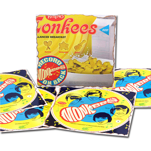 The Monkees Cereal Box Records 45rpm  7" Flexidisc (4 Disc Cardboard Record Set) 3
