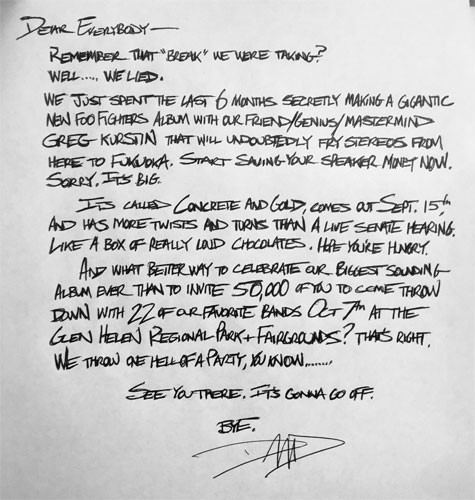 Foo Fighters Concrete and Gold 2LP 3