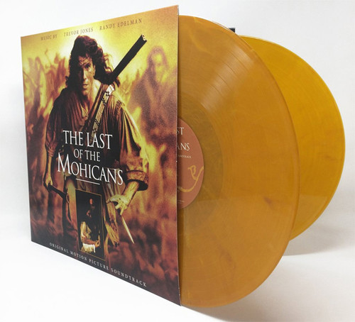 Trevor Jones & Randy Edelman The Last of The Mohicans Soundtrack LP (Sepia Toned Vinyl) 2