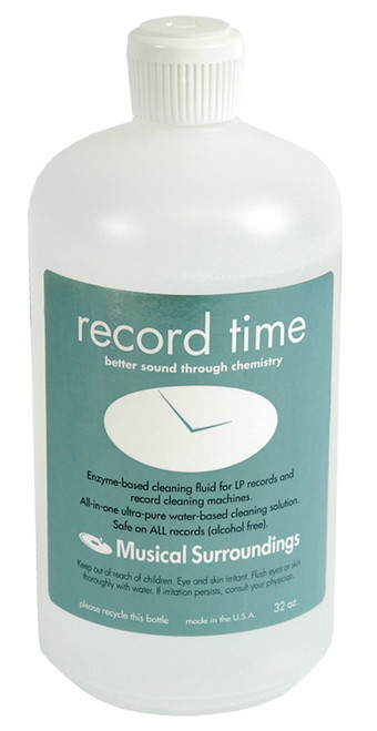 Musical Surroundings Record Time Record Cleaning Fluid (32 Ounces)