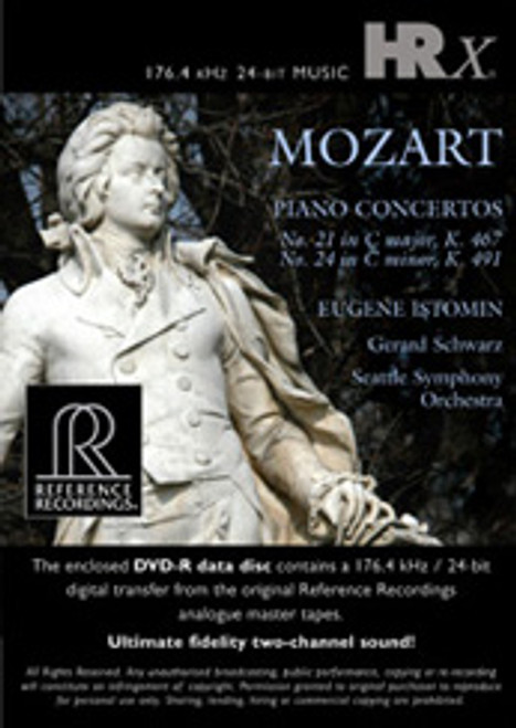 Mozart Piano Concertos Nos. 21 & 24 HRX DVD-R