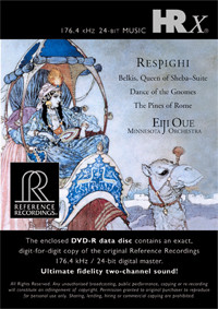 Eiji Oue Respighi Belkis, Queen of Sheba & The Pines of Rome HRX DVD-R 1