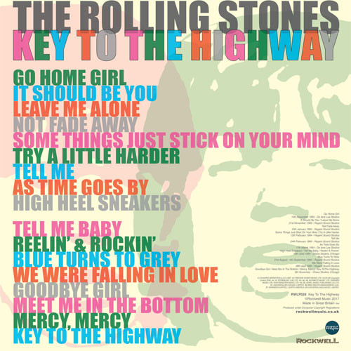 The Rolling Stones Key To The Highway Numbered Limited Edition 180g Import LP (Transparent Amber Vinyl) 2