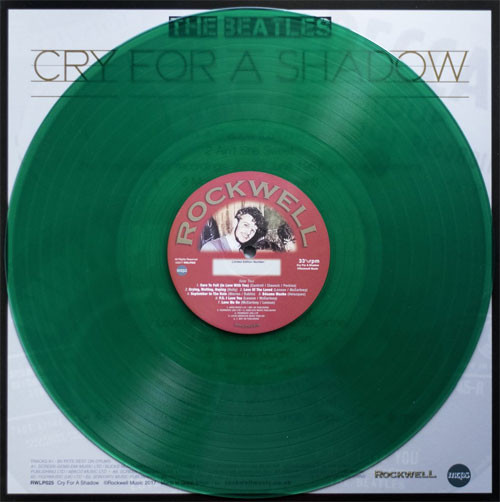 The Beatles Cry For A Shadow Numbered Limited Edition 180g Import LP (Clear Green Vinyl)