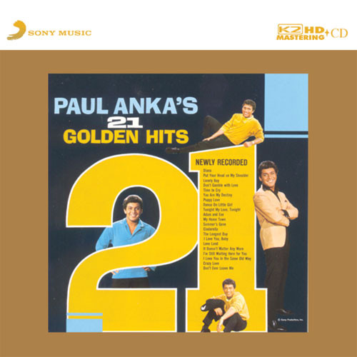 Paul Anka Paul Anka's 21 Golden Hits Numbered Limited Edition K2 HD Import CD 1