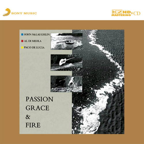 John McLaughlin, Al Di Meola & Paco De Lucia Passon, Grace & Fire Numbered  Limited Edition K2 HD Import CD