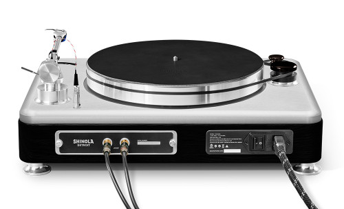 Shinola Runwell Turntable with Ortofon 2M Blue MM Cartridge 5.5mV (Silver/Black) 7