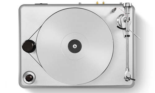 Shinola Runwell Turntable with Ortofon 2M Blue MM Cartridge 5.5mV (Silver/Black) 6