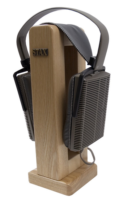 Stax HPS-2 Natural Wood Headphone Stand 1