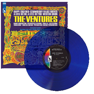 The Ventures Super Psychedelics 180g LP (Blue Vinyl) 1