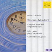Gyorgy Ligeti Complete Piano & Harpsichord Works CD 1