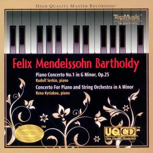 Rudolf Serkin & Rena Kyriakou Felix Mendelssohn Bartholdy Alloy Gold UQCD 1