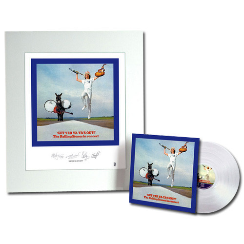 The Rolling Stones Get Yer Ya-Ya's Out Limited Edition 180g Clear Vinyl LP & Numbered Lithograph 1