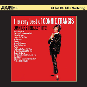 Connie Francis The Very Best Of Connie Francis K2 HD Import CD 1